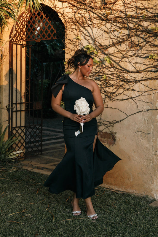 Margaux One-Shoulder Midi Dress